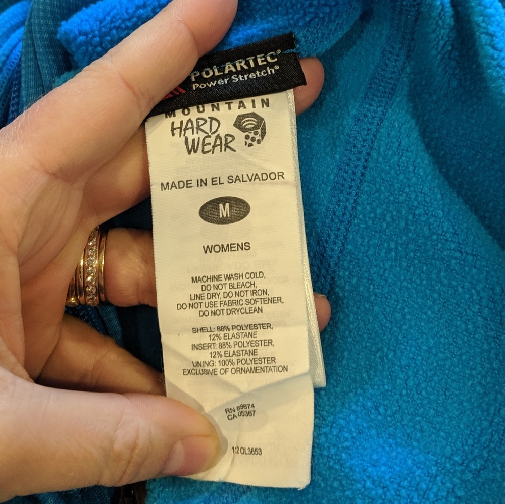 Mountain Hardware Blue Jacket - M Euc - image 5